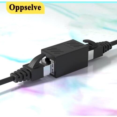Ethernet Cable Extension Female to Female Network LAN Connector Adapter Coupler Extender RJ45 Coupler Cat7/6 Converter Internet