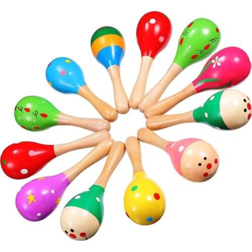 12 Pieces Maracas For Maraca Party Favours Wooden Maracas Colorful Mini Maracas For Fiesta Favours Musical Instruments Maracas,R