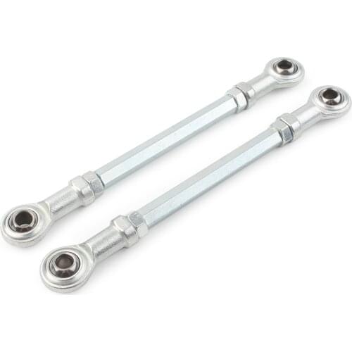 2pcs Metal Bolt Tie Rod Ball Joiner Steering Shaft Assembly for ATV Go Kart Compatible with 50cc-125cc 4 stroke