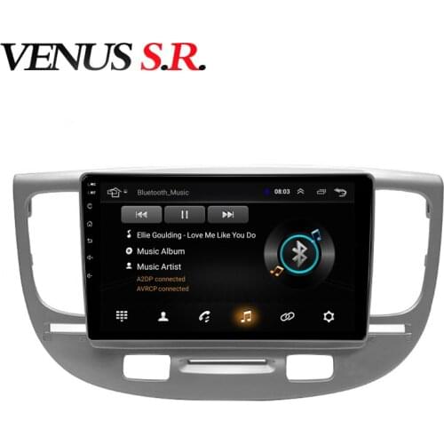 VenusSR Android 8.1 2.5D car dvd for KIA PICANTO Morning RIO 2005-2007 multimedia headunit GPS gps navigation
