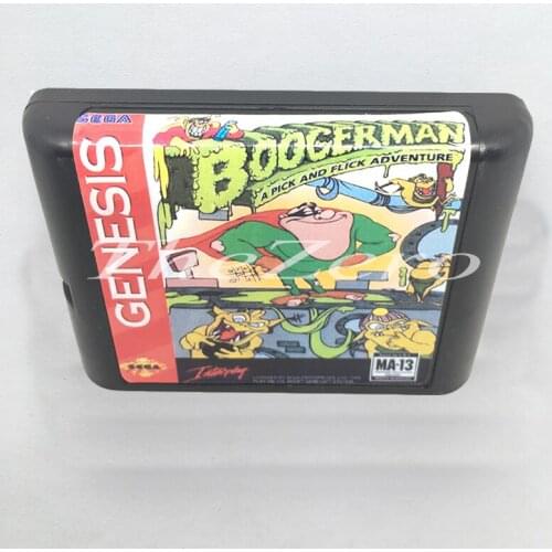 BOOCERMAN EU/JAP Shell for 16 bit Game Card for Genesis System for Sega Mega Drive