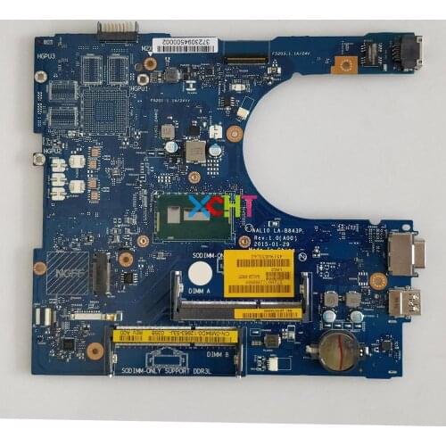 CN-0M94D0 0M94D0 M94D0 AAL10 LA-B843P w 3205U CPU for Dell Inspiron 5458 5558 5758 Laptop PC NoteBook Motherboard Mainboard