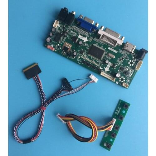 For N140BGE-LB2 VGA HDMI Panel Screen DVI LVDS LCD LED Display 14" Driver 1366X768 monitor Card Controller board kit