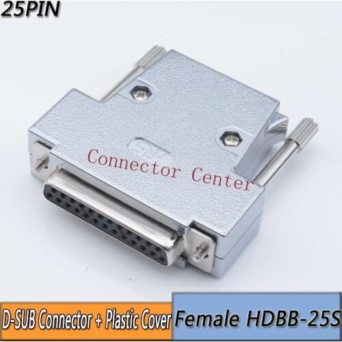 HIROSE DSUB DB 25PIN Connectors With Plastic Cover Female HDBB-25S