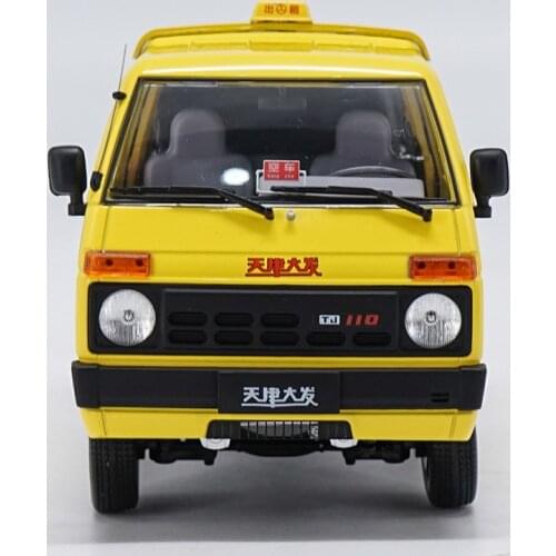 Original Authorized Authentic 1/18 DAIHATSU China Tianjin Huali DAFA TJ110 Diecast Car Van Model Toy GiftFor Christmas