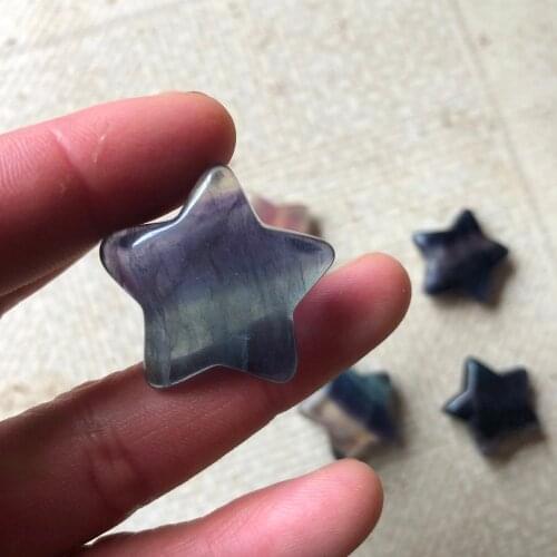 Natural topaz gem crystal star healing meditation of polished quartz crystal as now