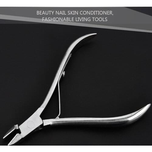 Stainless Steel Cuticle Scissors Fingernail Toenail Nail Clipper Cutter Nipper Scissor Pliers Dead Skin Remover Manicure Tool
