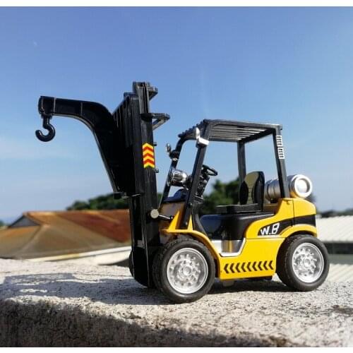 Alloy Folklift / Alloy Crane (#862/2)Engineering Vehicles Model Die-Cast Goods Carrier 13Cm Size