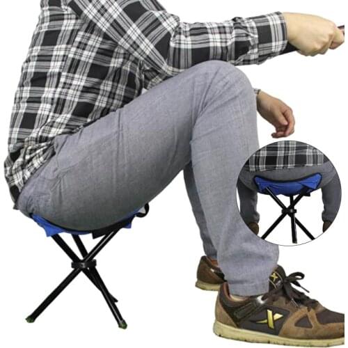 Portable Lightweight Folding Camping Hiking Foldable Stool Tripod Chair Seat For Fishing Festival Picnic BBQ Beach Pop Up Chair