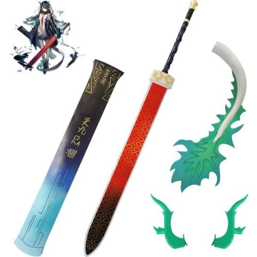 Game Arknights Dusk Cosplay Prop PVC Sword Tails Horns RHODES ISLAND Caster Weapons Props for Halloween Carnival Accessories