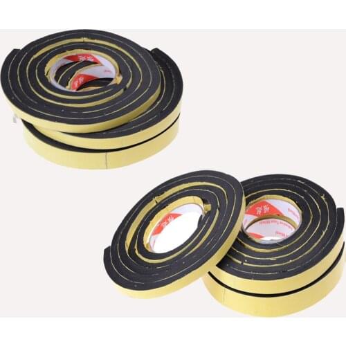 Window Door Foam Self Adhesive Draught Excluder Strip Sealing Tape Tape Rubber Weather Strip 10mm Thickness 2 Meter 10 ,5,20mm