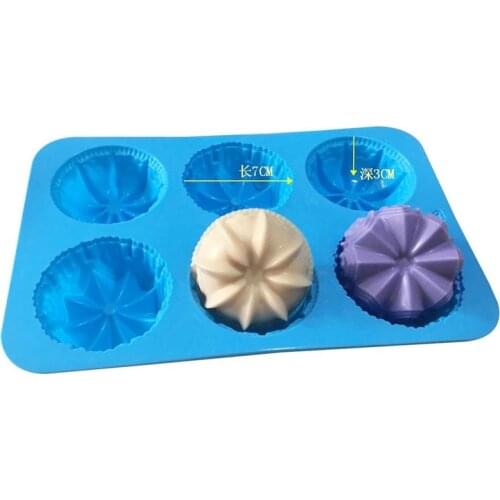 6Cavity Silicone Soap Mold Queen Crown Craft Art Silicone Soap Mold Craft Molds DIY Handmade Soap Molds Soap Making Supplies