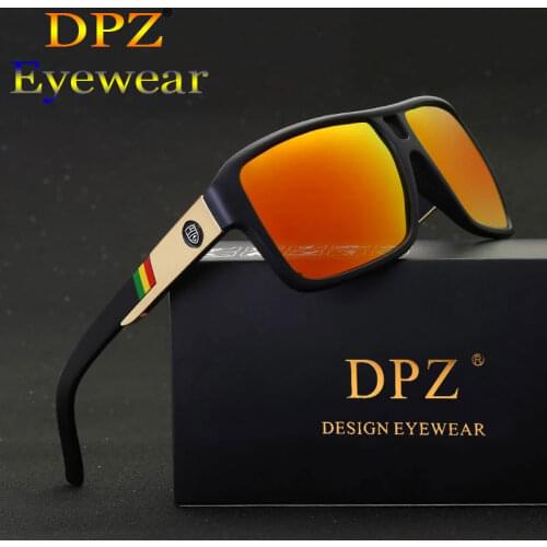 2021 Luxury Vintage Sport Sunglasses Men Fashion Driving Square Sunglasses Outdoor Polarized Male Goggles UV400 Oculos De Sol