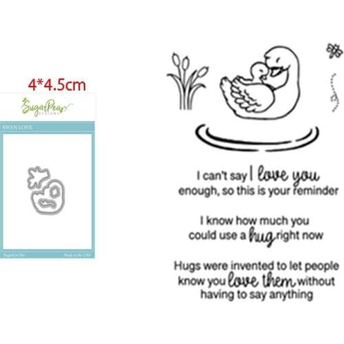 Duck swimming Troqueles de corte de metal scrapbooking stamps and dies Metal cutting dies for scrapbooking Dies scrapbooking