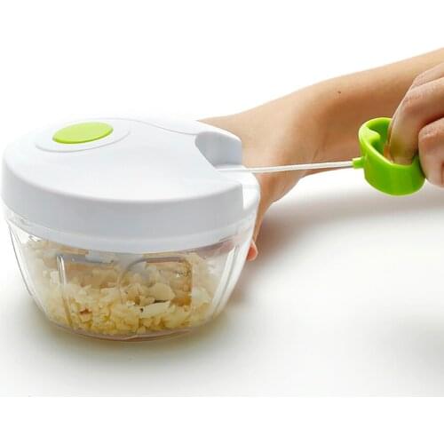 High Quality Crushed Garlic Vegetable Tool Manual Pull Express Crushing Machine Grater Kitchen Accessories