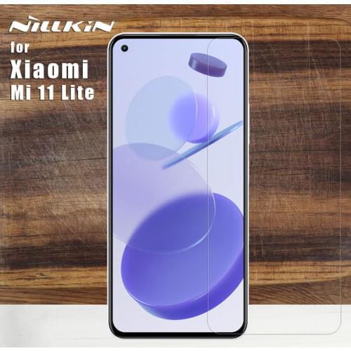 Nillkin for Xiaomi Mi 11 Lite 5G Glass Tempered Glass 2.5D 9H Pro Plus CP Plus Full Cover Screen Protector for Mi 11 Lite 4G