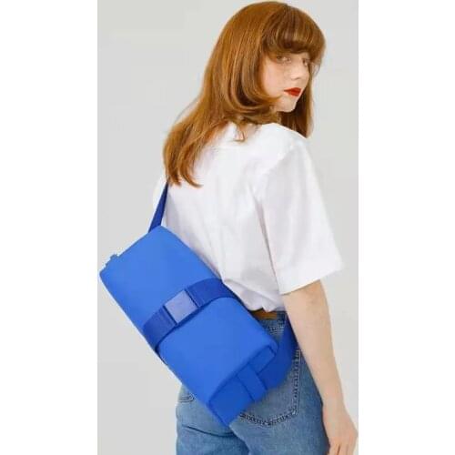 Women bag 2020 new Korean simple fashion PU Saddle Shoulder Bags Solid Tassel MINI bag purse phone bag Euro-America style