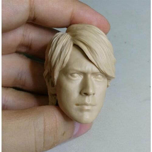 1/6 Asian Famous Star Male Head Takeshi Kaneshiro Unpainted Head Carving for 12''Bodies Figures