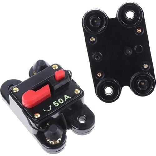 12V 24V DC Home Solar System Waterproof Circuit Breaker Reset Fuse Inverter