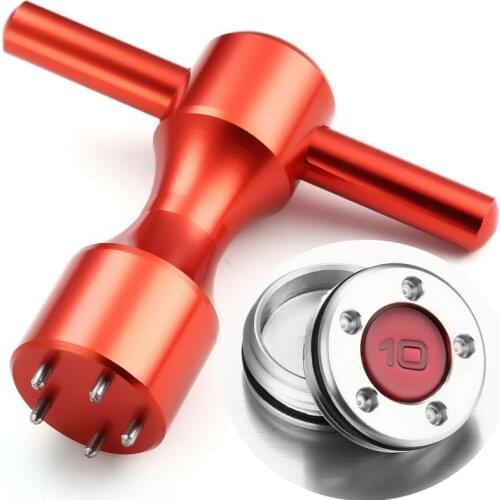 2Pcs Red Golf Weights + Wrench Spanner Tool For Putters 10g/15g/20g/25g/30g/35g/40g Include Rubber Rings