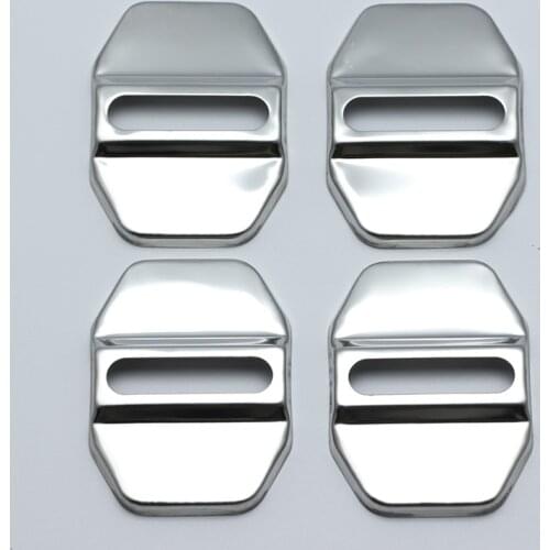 4PCS Auto Case Stainless Steel Door Lock Buckle Protective Cover For Mercedes-Benz benz B-Class B class W246 Car Styling