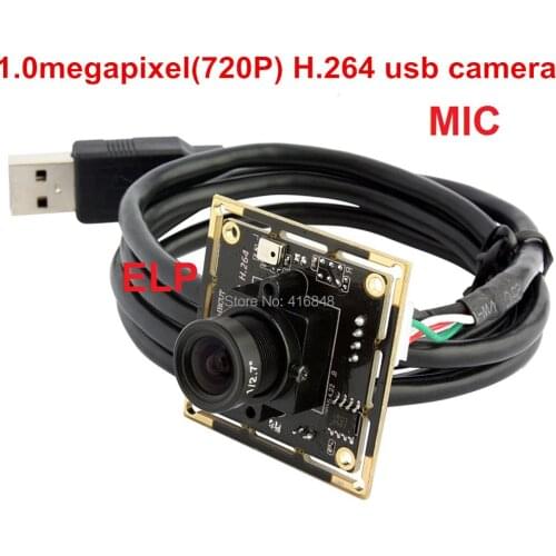 720P H.264 USB Webcam MJPEG YUY2 CMOS OV9712 Video Conference USB Camera Module