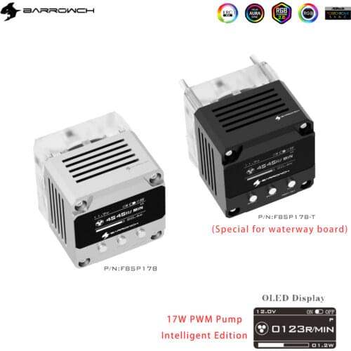 Barrowch FBSP17B-T, 17W PWM Intelligent Waterway Board Pump, OLED Digital Display, Only For Barrow Waterway Boards