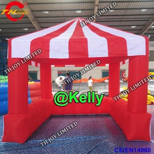 Free air shipping candy theme Inflatable Concession Stand For Sale, Inflatable Serving Salad Bar Tray Food Drink snack booth