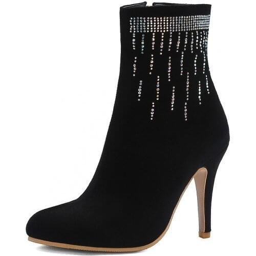 Big SizePointed boots boots women woman winter boots women women shoes botas