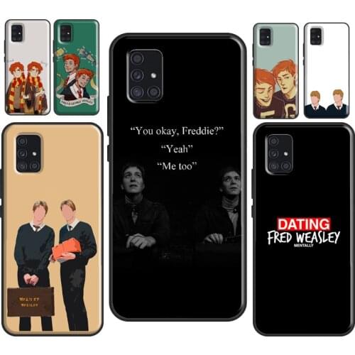 Fred and George Weasley Funny For Samsung A21S A31 A11 M21 M31 A20e Cover For Galaxy A51 A71 A10 A30S A40 A70 A50 Case