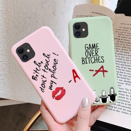 Pretty Little Liars PLL TV Show Candy green soft phone case for iPhone 12pro max 8 7 6S Plus XS MAX XR SE2020 11pro max 12mini