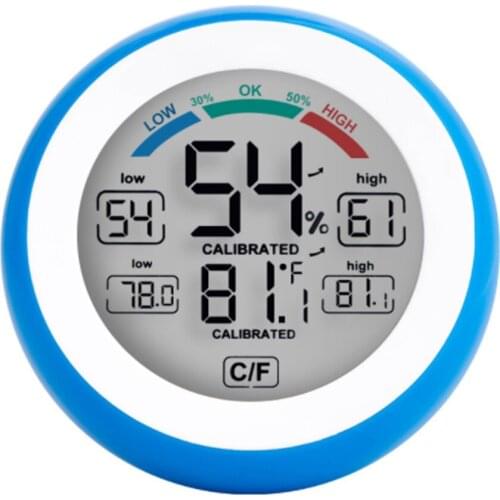 Digital LCD Display Indoor Mini Thermometer Hygrometer Wireless Electronic Room Temperature Sensor Humidity Meter Home Office