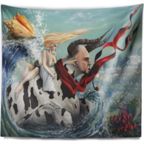 Europe Abstract Tapestry Decor Wall Art Polyester Indoor Decoration