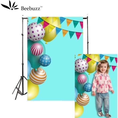 Bunting decoration ball background photography studio photophone Childrens birthday photo shoot