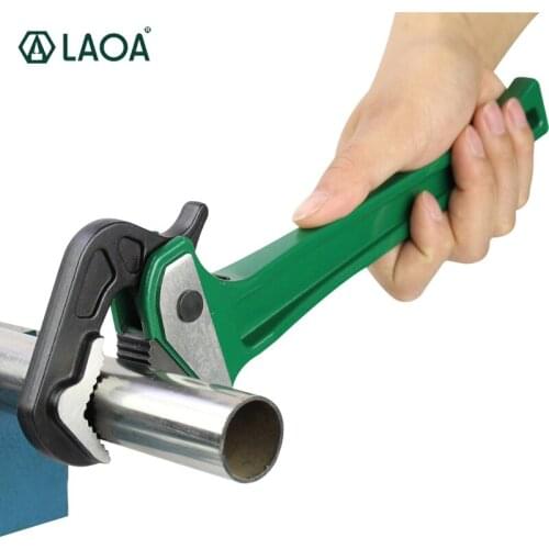LAOA Rapid Pipe Pliers multifunction Aluminum Ratchet Water Pipe Wrench Forceps Tongs