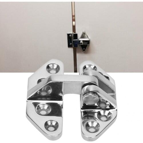 Stainless Steel 316 Boat Hatch Hinge Butterfly Shaped Strap hinges for glass Door Hardware Accessories
