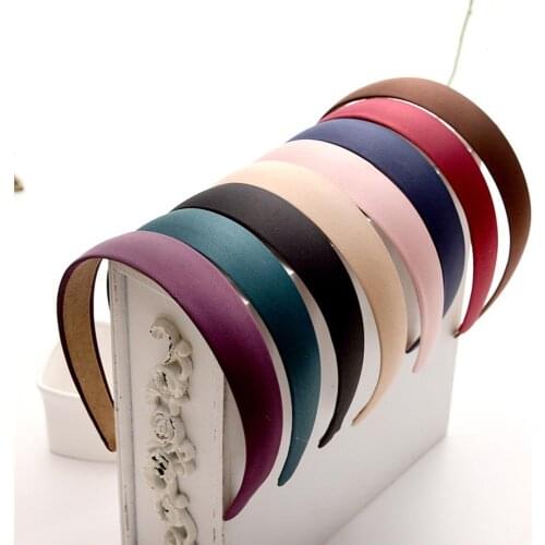 Lady Women Girl Canvas Wide Headband Hair Band Headwear Hairbands Boutique Hair Hoops For Jewelry Tiara Hair Accessories