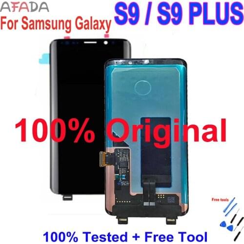 Original LCD For Samsung S9 PLUS Display LCD Screen S9+ G9650 LCD Display Digitizer Assembly