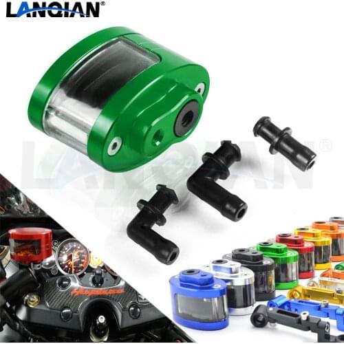 Motorcycle Front bottle Reservoir Brake Cylind Oil Fluid Cup For Kawasaki Z125 EX250R Z125 ZX636R ZX6RR NINJA 400R 650R GTR1400