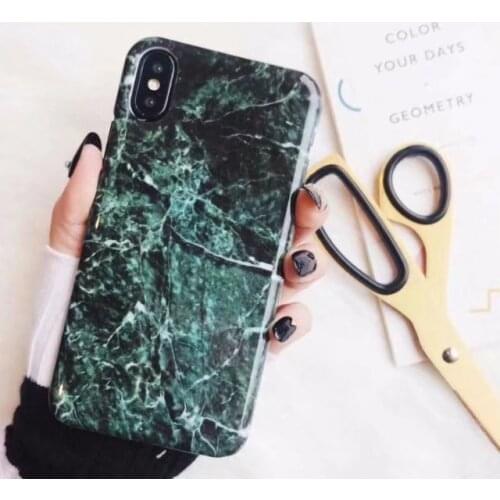 30PCS Luxury Marble Granite Stone Cover For iPhone XS Plus Cute Soft TPU Case For iPhone XS MAX Case Silicon Case Capa