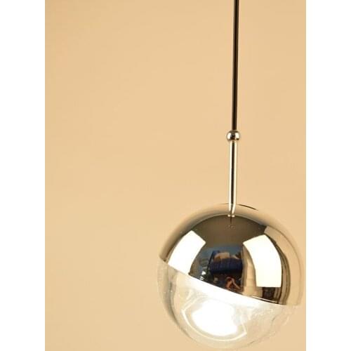 Modern glass ball design lamp led wall moon lamp lamparas de techo colgante moderna luzes de teto lamparas de techo avizeler