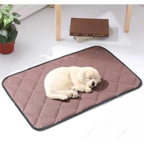 Oxford Cloth Waterproof and Lint-free Car Pet Dog and Cat Cushion Pet Products Brown Gray Dog Supplies