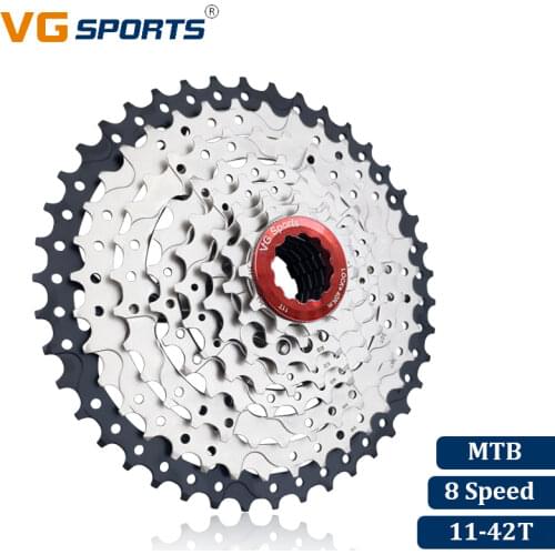 VG Sports Brand MTB Mountain Bike 8 Speed Cassette 8 Velocidade 8S 42T Bicycle Freewheel Flywheel Sprocket Cog Cdg Xg 441g