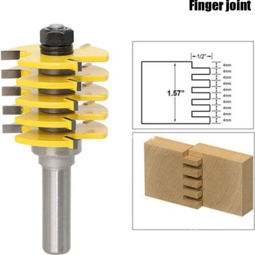 High-end full-split finger joint knife splicing knife jigsaw knife woodworking milling cutter gong knife engraving machine milli