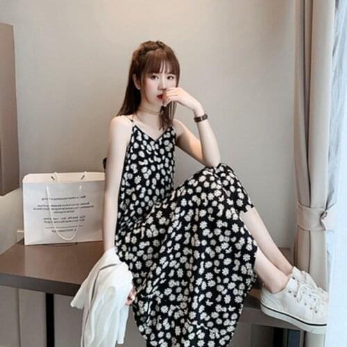 Women Summer Dress 2021 Robes Little Daisy Fairy Floral Dress Show Thin Girl Condole Wholesale Vestido De Mujer WBX308