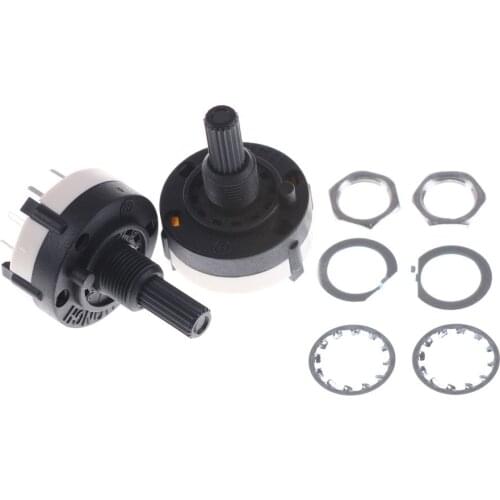 2pcs 1 Pole 12 Position Custom Wiring ROTARY SWITCH Whosesale High Quality