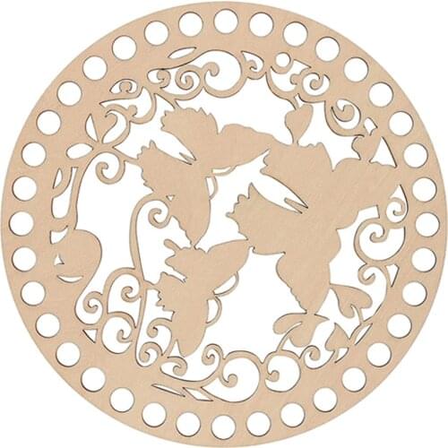 2Pcs DIY Wooden Wirebag Homemade Wooden Cover for Ladies DIY Wooden Bag Cover Wood Handmade Crafts For WomenS Bag Accessories