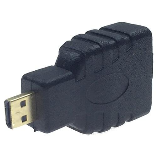 2pcs raspberry pie 4B micro hdmi female to hdmi male converter adapter