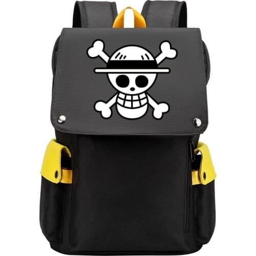 Anime Backpack Cosplay Luffy Roronoa Zoro Shoulder Bags Mens And Womens Fashion Large Capacity Backpack Student Schoolbag