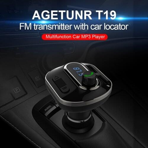 Car Handsfree Wireless Kit FM Transmitter MP3 Player Dual USB Charger Hands Free Radio Kit Wireless Car FM Transmitter